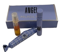 Mugler ANGEL 3 X 0.04 EDT & EDP Spray Sample Vial New In Box 3 PCs. Travel Size