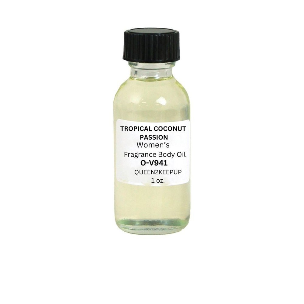 Tropical Coconut Passion (Women) Body Oil 1 oz Fragrance All Natural Scent