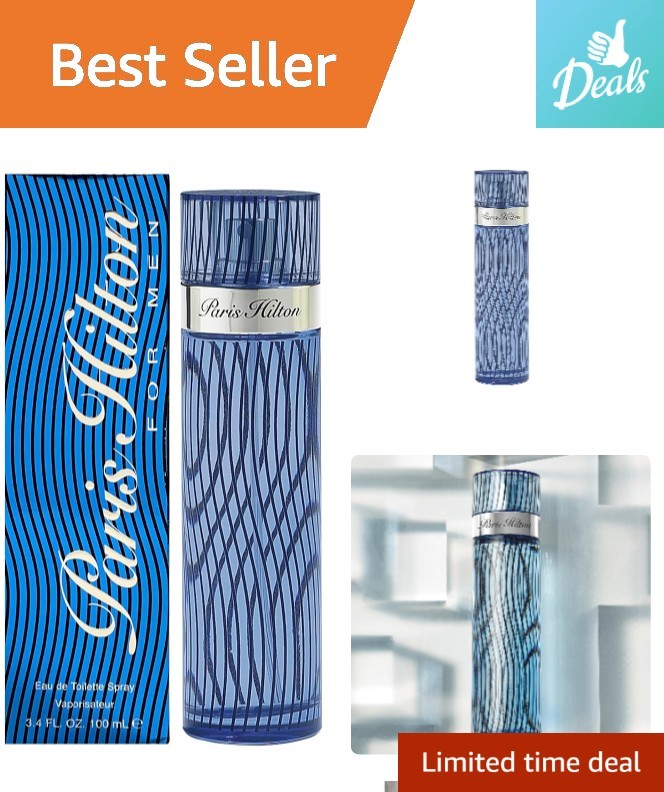Men’s Eau De Toilette Spray 3.4 Fl Oz – Sophisticated Paris Hilton Scent