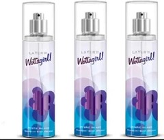 LAYER’R Wottagirl Mystic Island Combo – 3 x 135ml Deodorant Spray for Women