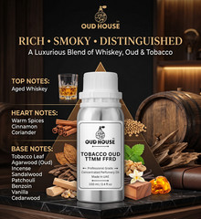 Oud House Tobacco Oud TTMM FFRD Perfumery Oil 3.4 fl oz Woody Spicy Oud