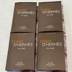 Hermes Terre d’Hermes Eau Givree EDP Sample .06oz/2.0ml 2022 New release 4 Pack