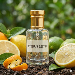 Citrus Mitti Attar – Refreshing Lemon & Petrichor Oil – Scent of Rain & Lime