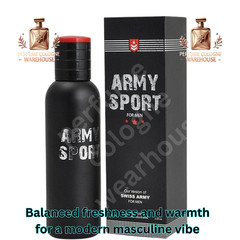 Army Sport Men’s 3.4oz EDT Spray Long Lasting Warm Fragrance Fast Shipping Brand