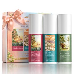 Hair & Body Perfume Mist Set For Women, Fresh Fragrance Spray For Hair & Skin