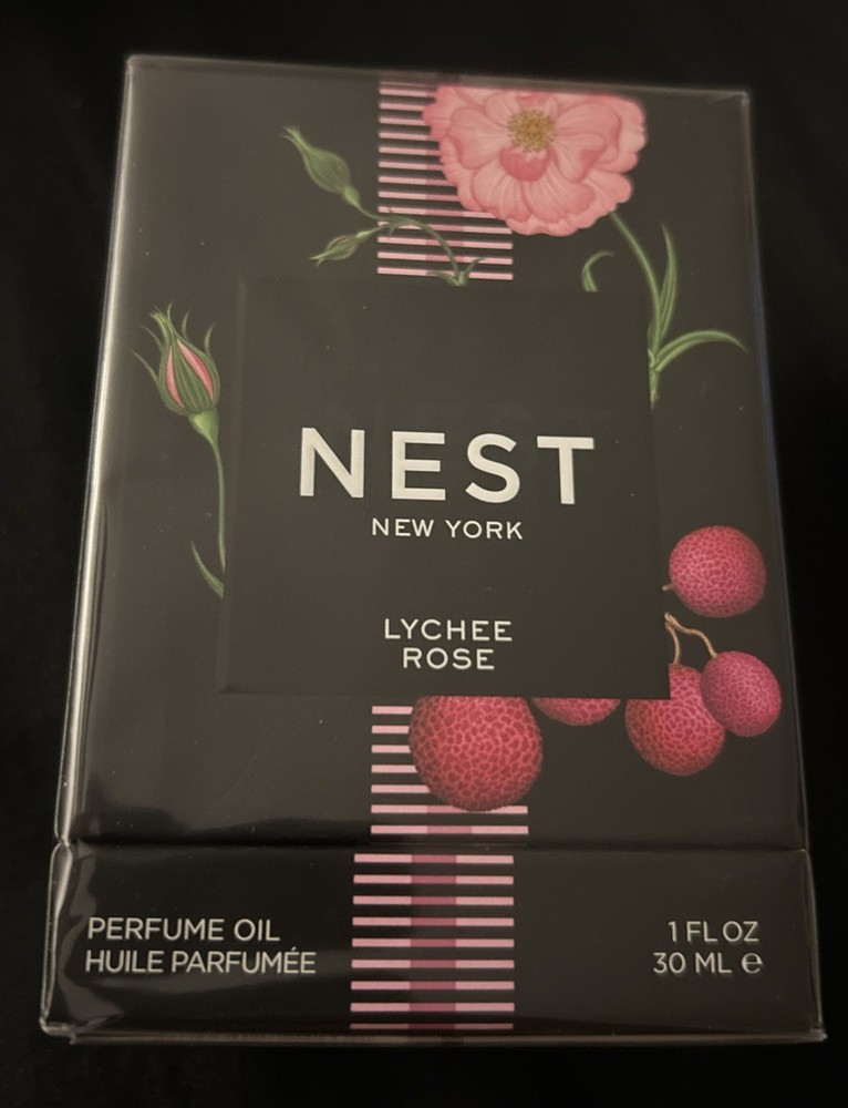 NEST New York Lychee Rose Perfume Oil (30mL) New Sealed In Box