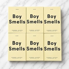 6 x Boy Smells SOLAR DRIP Eau de Parfum Spray Sample Vials 1.5 ml/.05 oz ea NEW!