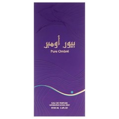 Risala Pure Ombre for Unisex Eau de Parfum Spray, 3.4 Fl Oz (Pack of 1)