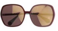  Super Chic 2 Sunglasses by Woow Eyewear, 449-Bordeaux, 60-15