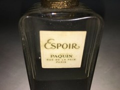 Vintage ”ESPOIR” French Parfum by Paquin Bottle
