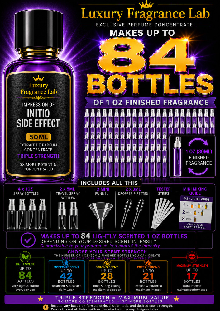 Luxury Fragrance Lab™ Impression of Side Effect TRIPLE-CONCENTRATE Fragrance Oil