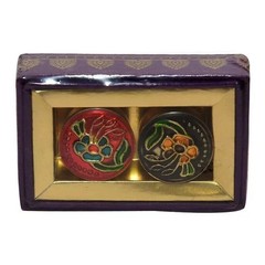 Handmade Natural Solid Perfume Krishna Musk 2 Mini Unisex Fragrance 4 gram Each