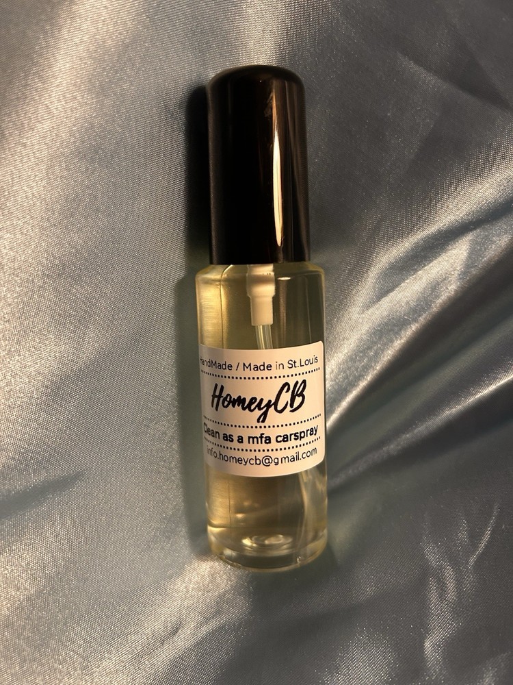HomeyCB Clean as a mfa carspray Fragrance Spray Handmade Made in St. Louis