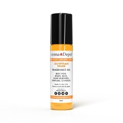 10ml. Egyptian Musk Perfume Roll On Bottle Body Oil, 1/3oz Scented Fragrance Oil