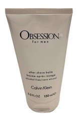 Lot For 2 Obsession by Calvin Klein After Shave Balm 2 X 5.0oz Men 2 PCs.