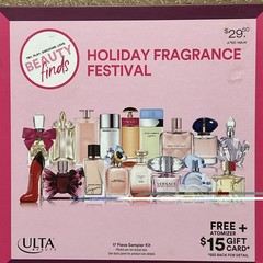 2021 Ulta Beauty 17 pc Sampler Kit Holiday Fragrance Festival Not Used Rare