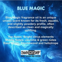 Blue Magic Pure Uncut Perfume Body Oil [Unisex Fragrance] Alcohol-free Attar
