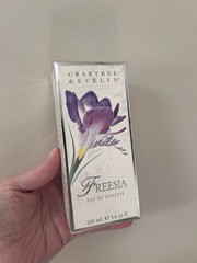 Crabtree & Evelyn Freesia Eau De Toilette 3.4 OZ Discontinued Open Box 2000’s