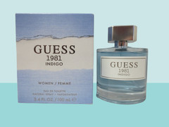 GUESS 1981 INDIGO WOMEN EAU DE TOILETTE NATURAL SPRAY 3.4 OZ NWB