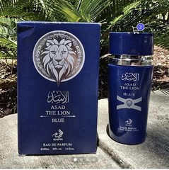Asad The Lion Blue Alafiya Perfume New Arabic Fragrance 100 Ml