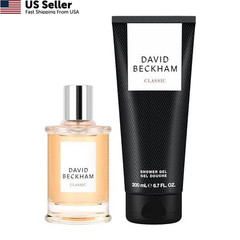 David Beckham Classic Giftset 1.6 fl oz EDT + 6.7 4.15 Fl Oz (Pack of 2)