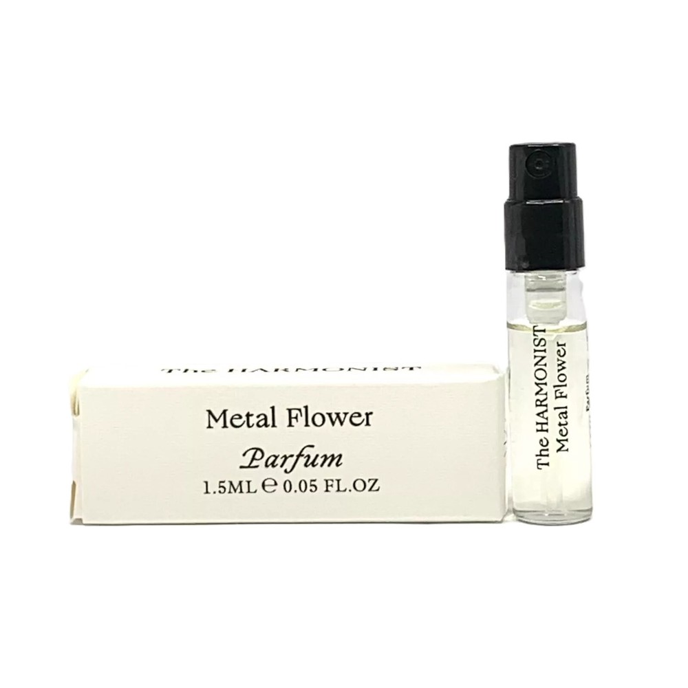 The Harmonist Metal Flower Parfum New Boxed Vial Spray Sample 1.5ml / 0.05 fl oz