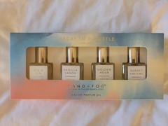 SAND+FOG Vacay in a Bottle Eau de Parfum Oil Roller Gift Set 4 Scents 0.33 fl oz