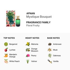 Afnan Unisex Mystique Bouquet EDP Spray 2.7 oz Fragrances 6290171073840