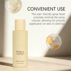 Vanilla On The Beach Hair And Body Mist, Warm Vanilla Coconut Fragrance Spray US