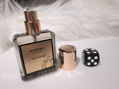 Exclusive superz mini spray bottle MEMORIES 10ml/.33 fl oz. extrait de parfum