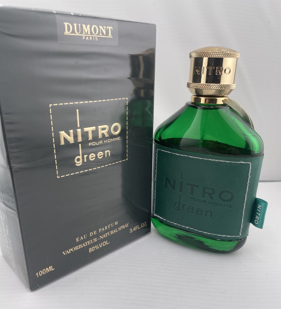 Nitro Green Pour Homme by Dumont Paris 3.4 oz EDP Cologne for Men