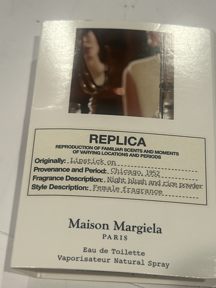 Lipstick On Fragrance Maison Martin Margiela perfume fragrance sample