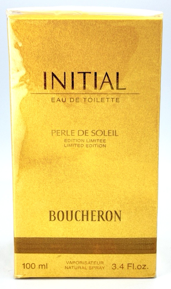 Boucheron Initial Perle de Soleil EDT 100 ml 3.4 Fl Oz Limited Edition Sealed