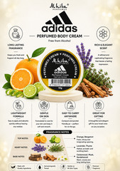 AL HIBA Perfumed Body Cream 10g Unisex Long Lasting Fragrance Choose Your Scent