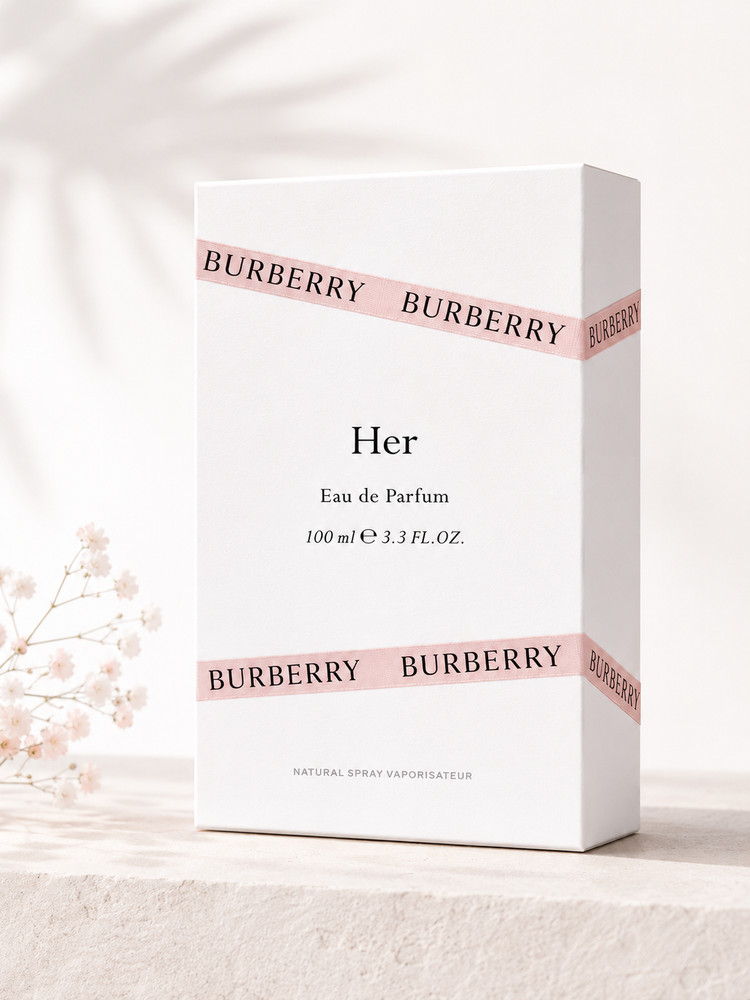 Burberry Her Eau de Parfum for Women 100ml / 3.3 Fl Oz Long Lasting Floral Fruit