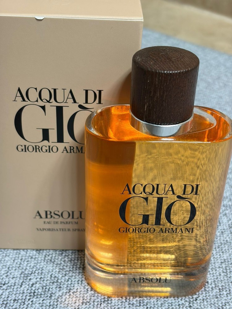 Giorgio Armani Acqua di Giò Absolu Eau de Parfum 4.2 oz Spray / 125ml Brand New