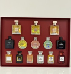 CHANEL 14 Piece Mini Perfume Gift Set New w/ Box Rare Collector Holiday Gift