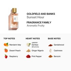 Goldfield and Banks Unisex Sunset Hour Perfume Concentrate Spray 3.4 oz