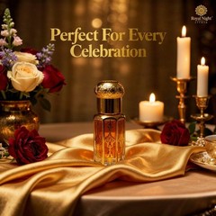 Luxury Attar Gift Set 4x11ml Alcohol Free Perfume Oil Floral Woody Unisex