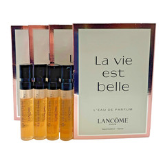 4x Lancome La Vie Est Belle L’eau de Parfum Sample Size 1.2 ml/0.04 oz New