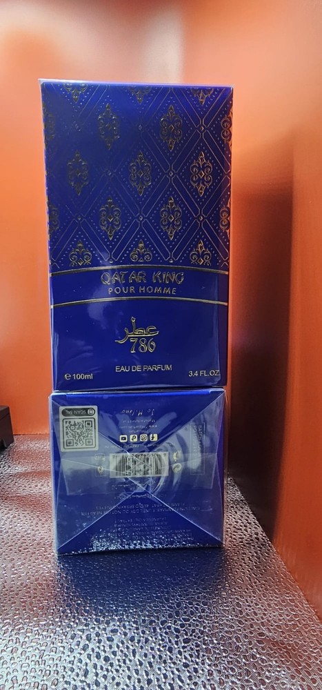 786 Qatar King Pour Homme Eau de Parfum Spray 3.4 fl oz Regular Size