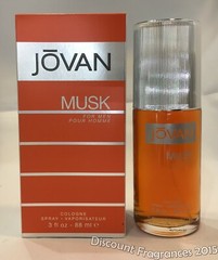 JOVAN MUSK Cologne 3.0 OZ / 88 ml By Coty For Men Cologne Spray New In Box