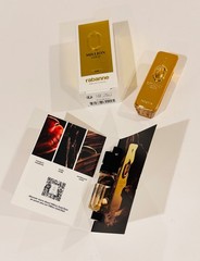 RABANNE MILLION GOLD ELIXIR Parfum Intense Cologne Mini 5ml/0.17oz+ 1 Vial 1.5ml