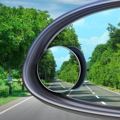 Espejos de punto ciego universales para automóviles con rotación de 360°, 2 Pack