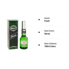 Brut Classic Original Long Lasting EDT Spray For Men 100ml Free Shipping-FREE SH