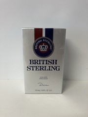 British Sterling Aftershave 3.8 fl oz Men’s After Shave Splash SEALED BOX