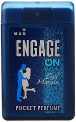 Engage ON Cool Marine, Classic Woody, Citrus Fresh Pocket Perfume for Man,18.4ml