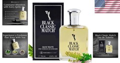 Affordable Black Classic Match 2.5 Oz Eau De Toilette – Long-Lasting Woody Scent
