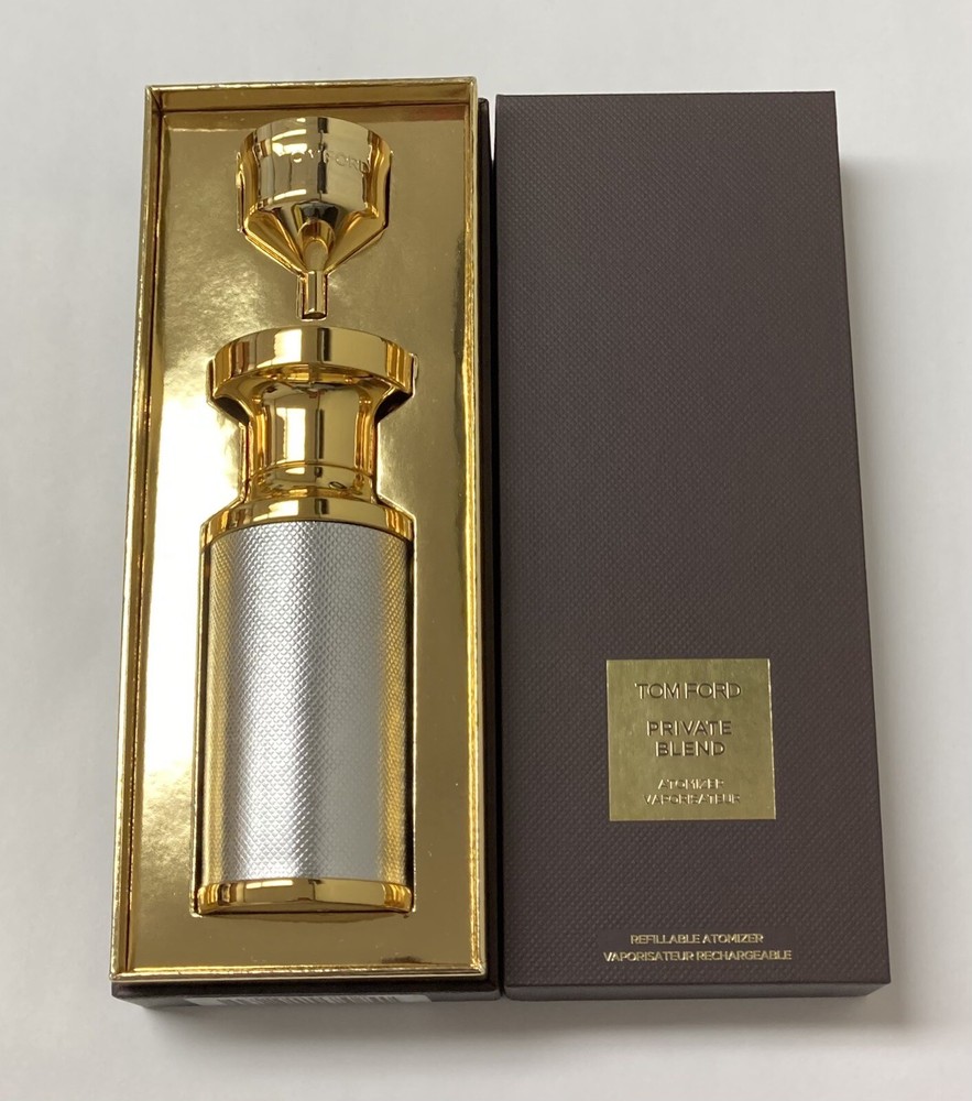 Tom Ford Private Blend Atomizer Rechargeable Silver Color 50ml 1.7oz Brand New