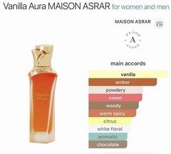 MAISON ASRAR Vanilla Aura Eau de Parfum Spray, Regular Size 3.4 fl oz